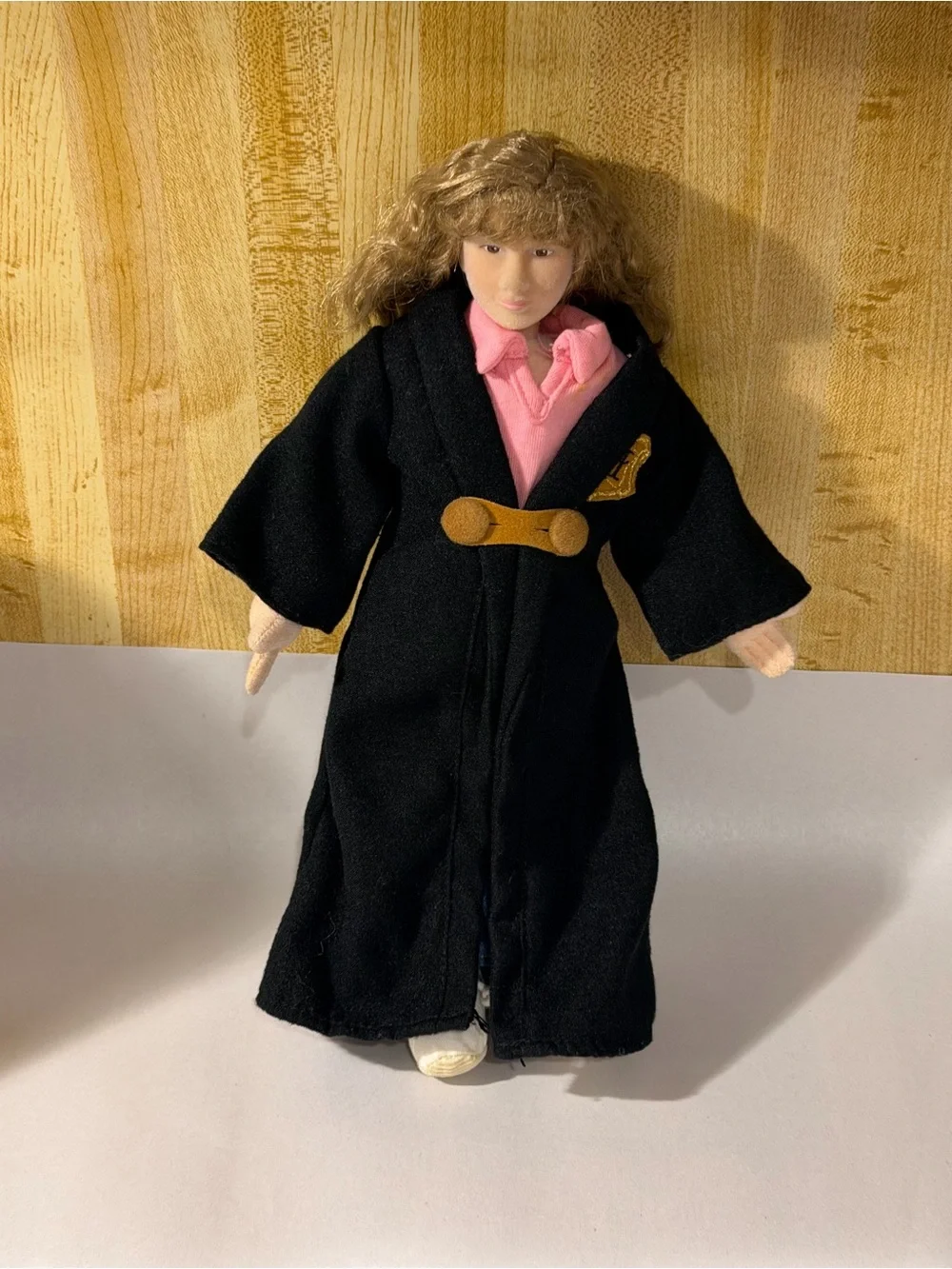 Vintage Harry Potter Hermione dolls with metal doll stands
